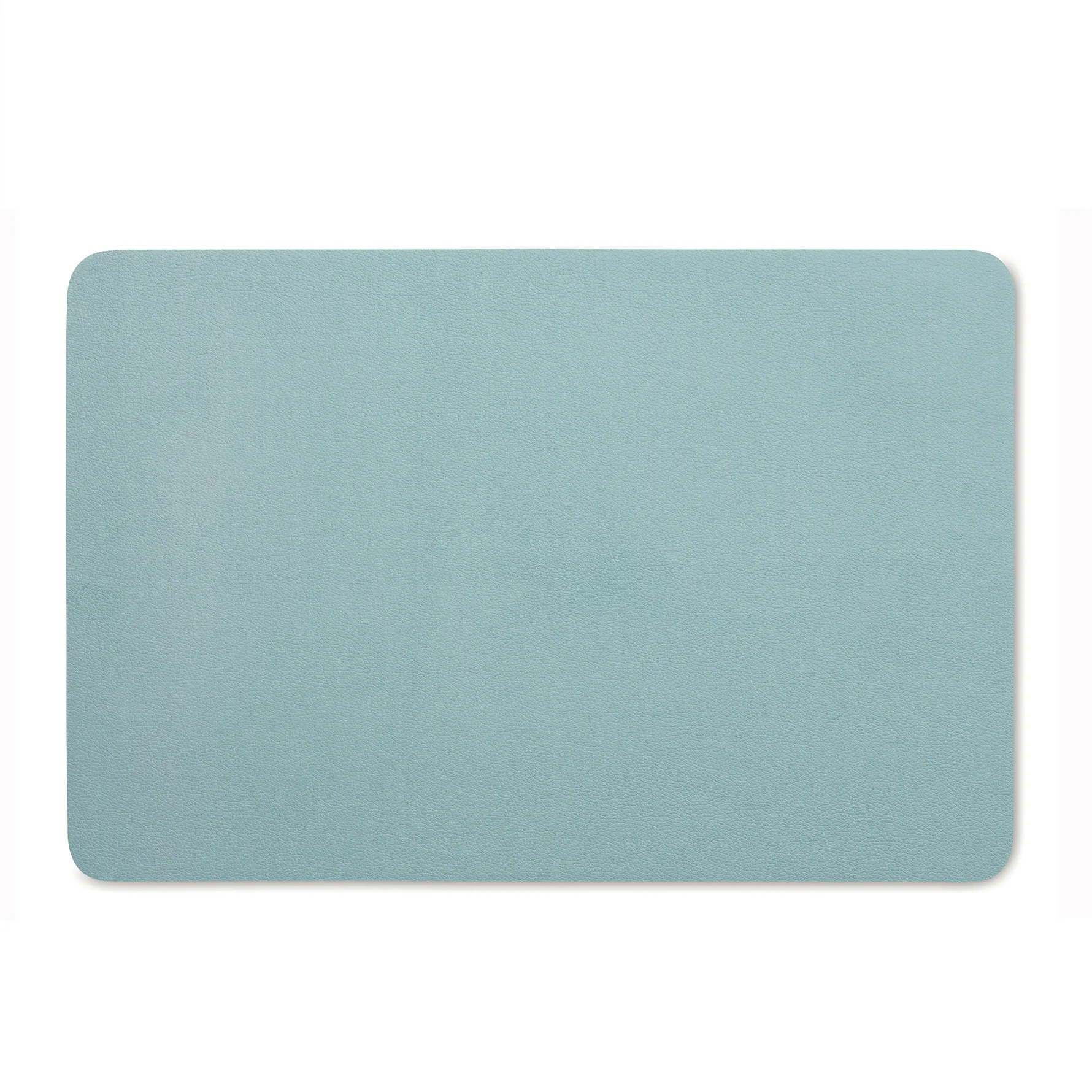 Türkises Mousepad - ergonomisches Design Türkises Mousepad mit abgerundeten Ecken auf weißem Hintergrund