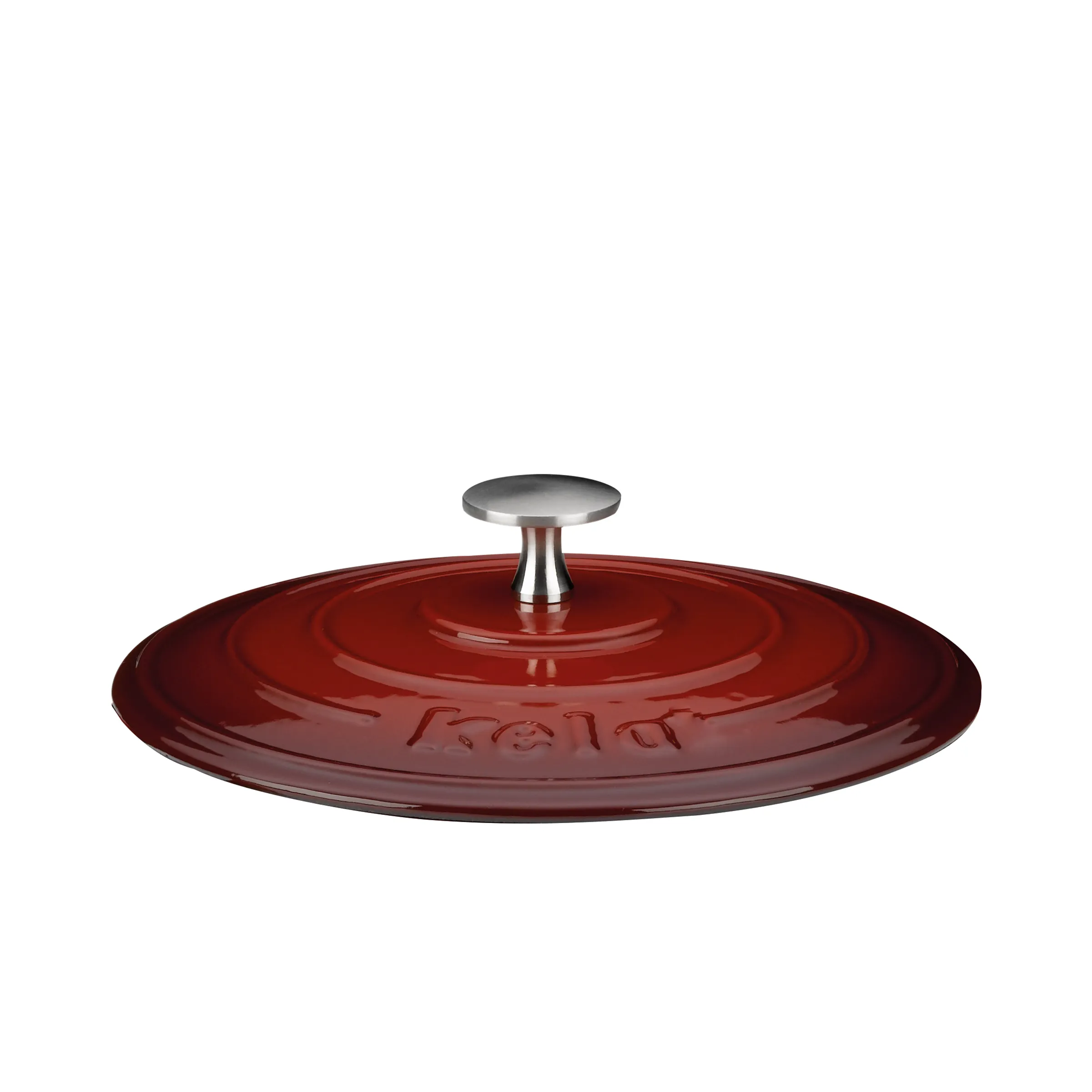 Staub Bräter Rot - Gusseisen Schmortopf mit Deckel Rote Staub-Auflaufform mit Griff und Deckel aus Keramik