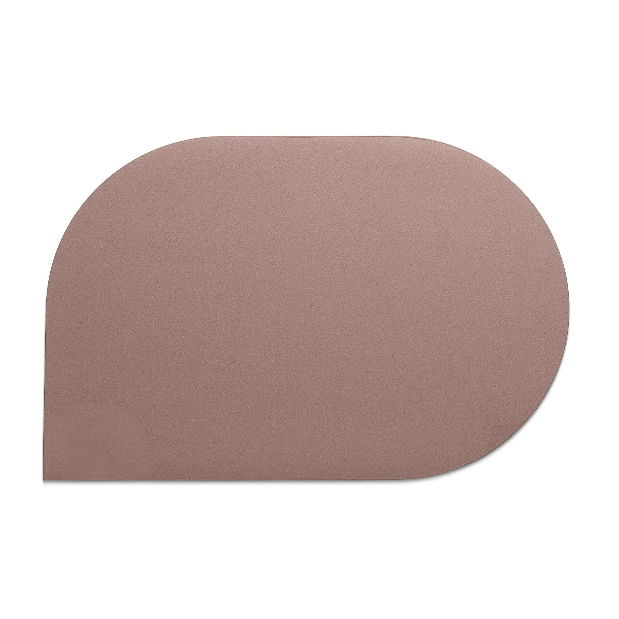 Silikon Tablett D-Form grau - modernes Accessoire Graues, abgerundetes Tablett oder Untersetzer aus Silikon in D-Form mit glatter Oberfläche