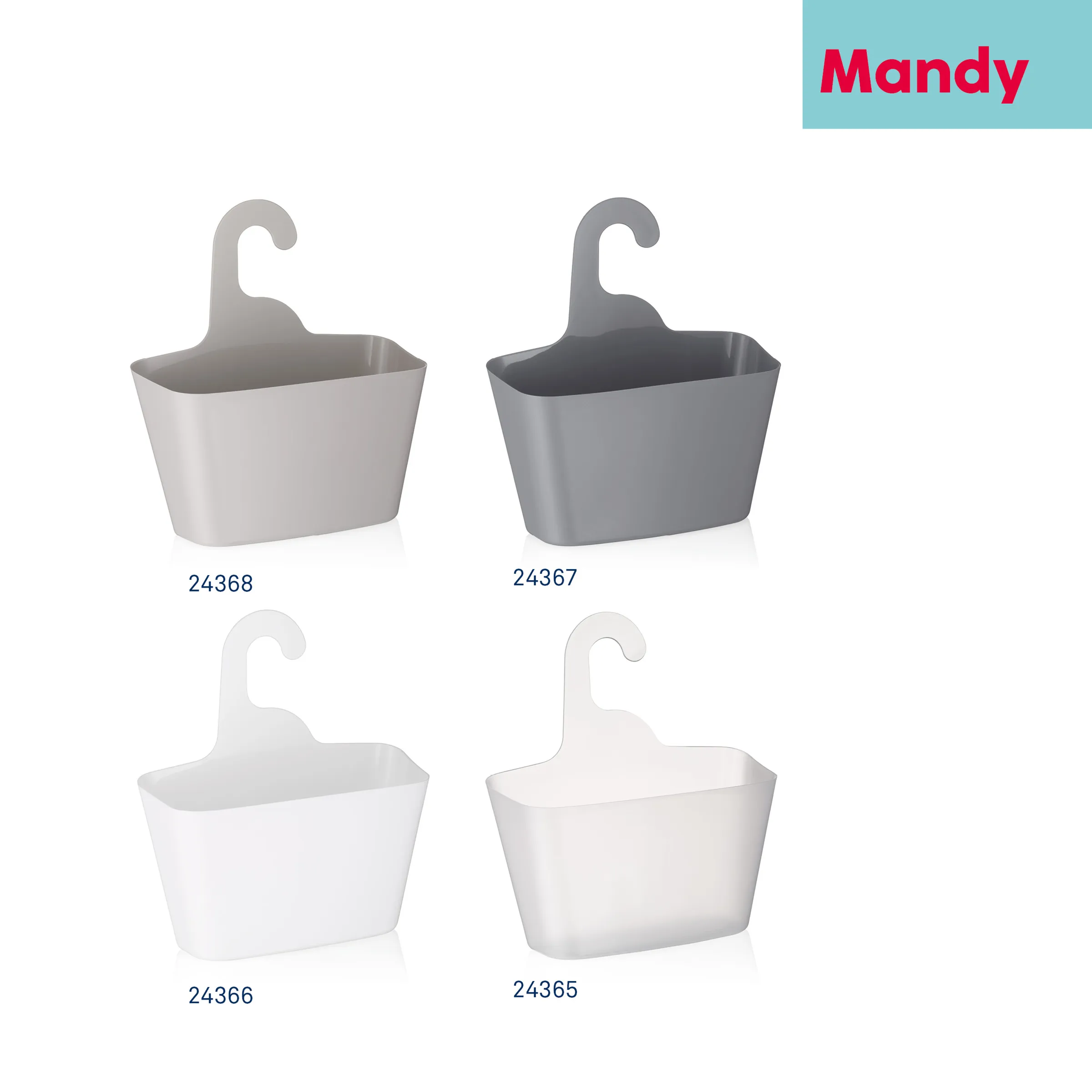 Mandy Pot de Fleur Suspendu Ensemble Hanger Plante Quatre suspensions de plantes Mandy de différentes couleurs et modèles avec crochets d'accrochage