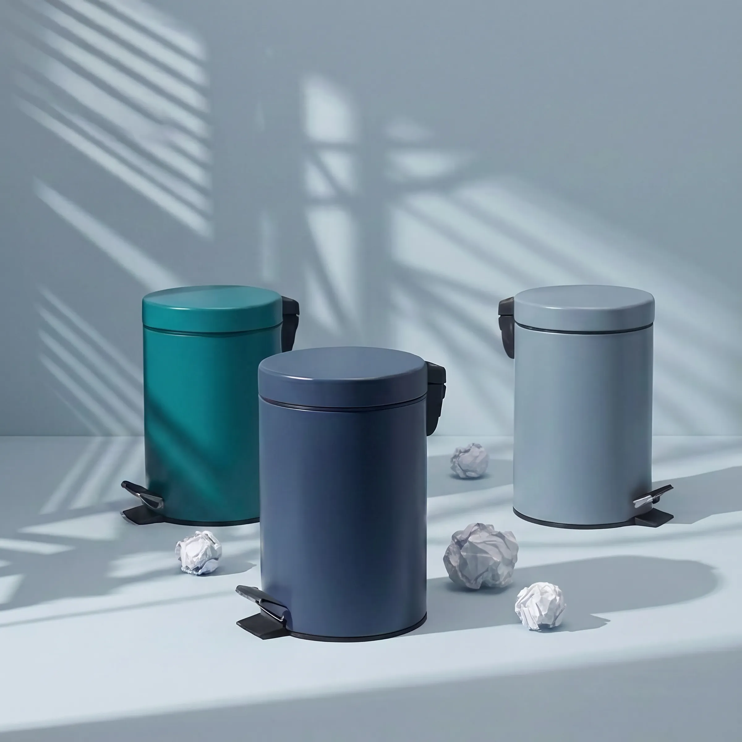 Dust bin Monaco azure geen