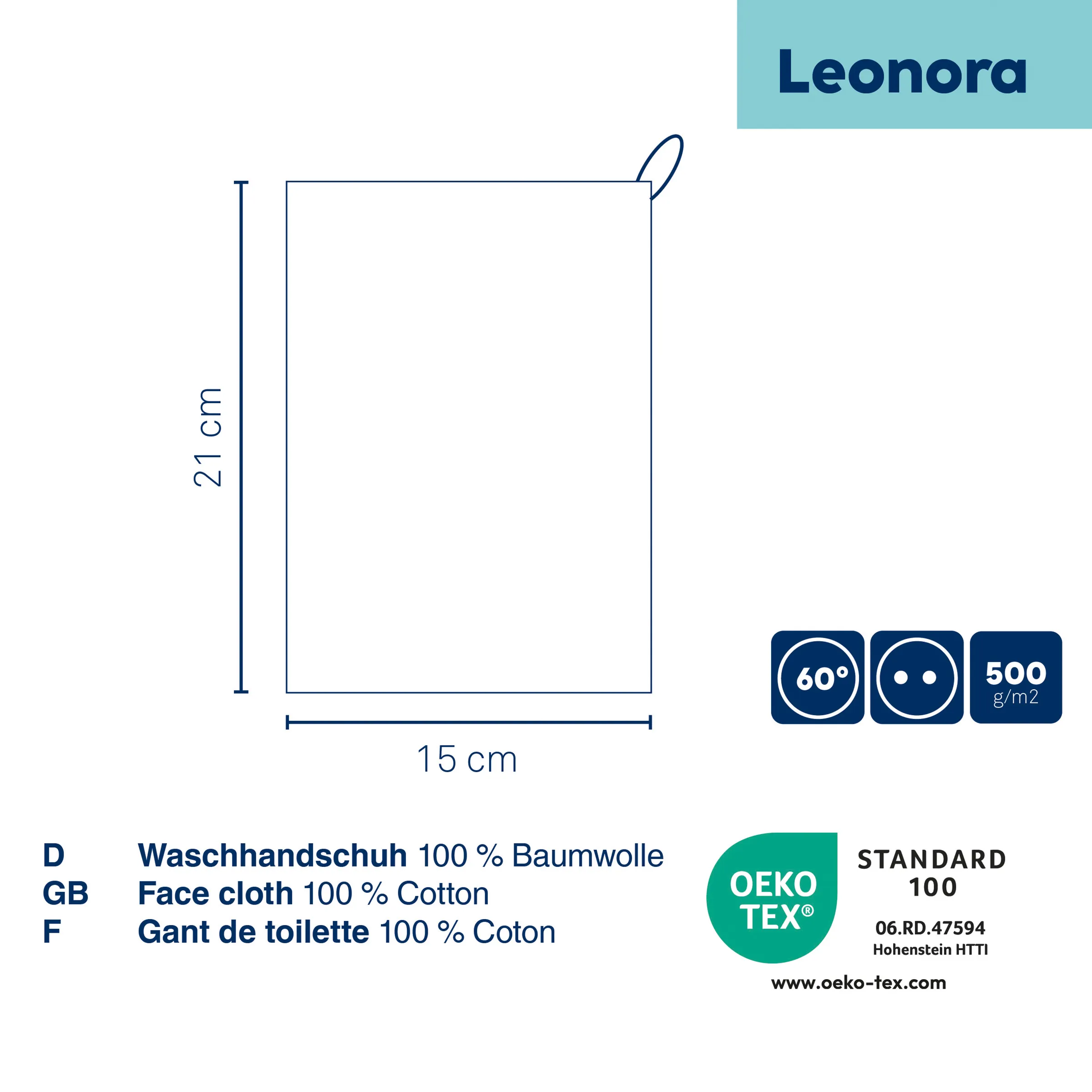 Waschhandschuh Leonora Waschhandschuh Leonora
