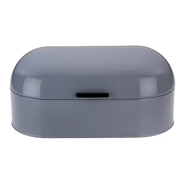 Wireless Charging Case - Premium Gray Earbud Case Gray wireless charging case with glossy finish and black slot on top surface