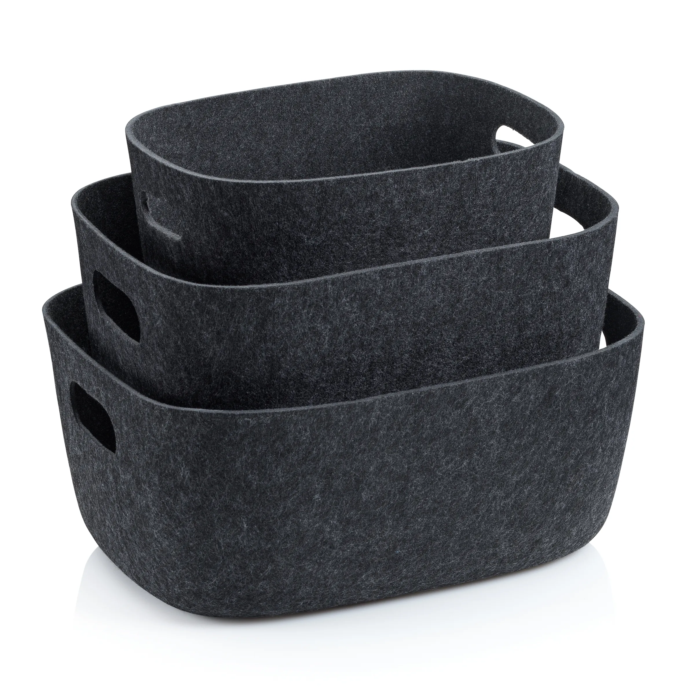 Kira Basket Set Dark grey Kira Basket Set Dark grey