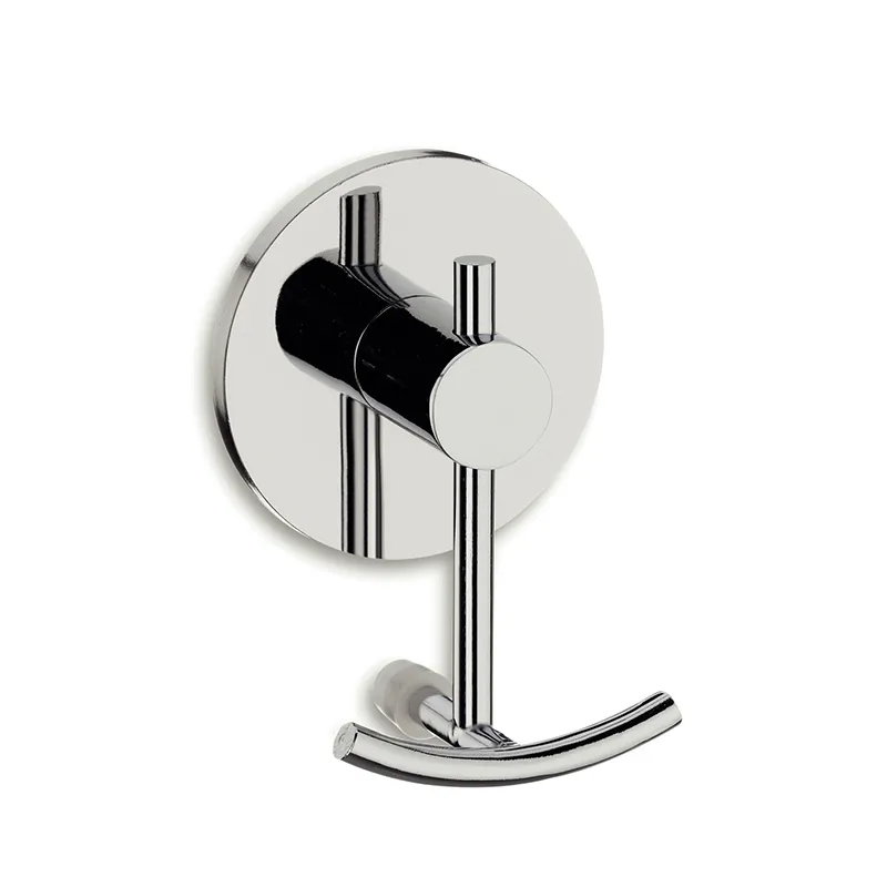 Mitigeur Baignoire - Robinetterie Salle de Bain Robinetterie de salle de bain moderne avec rosace ronde et poignée ergonomique en acier inoxydable poli
