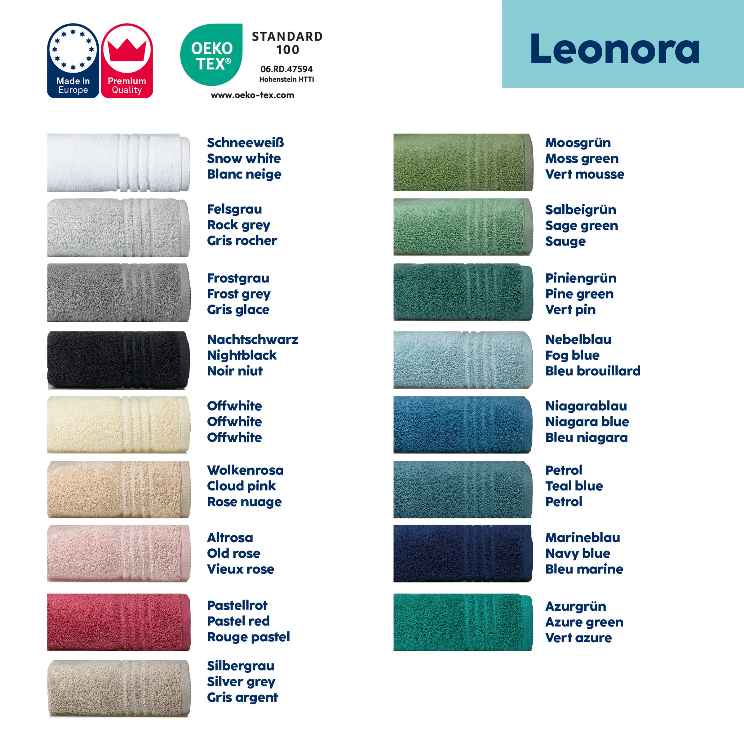 Badetuch Leonora 70x140 cm Badetuch Leonora 70x140 cm