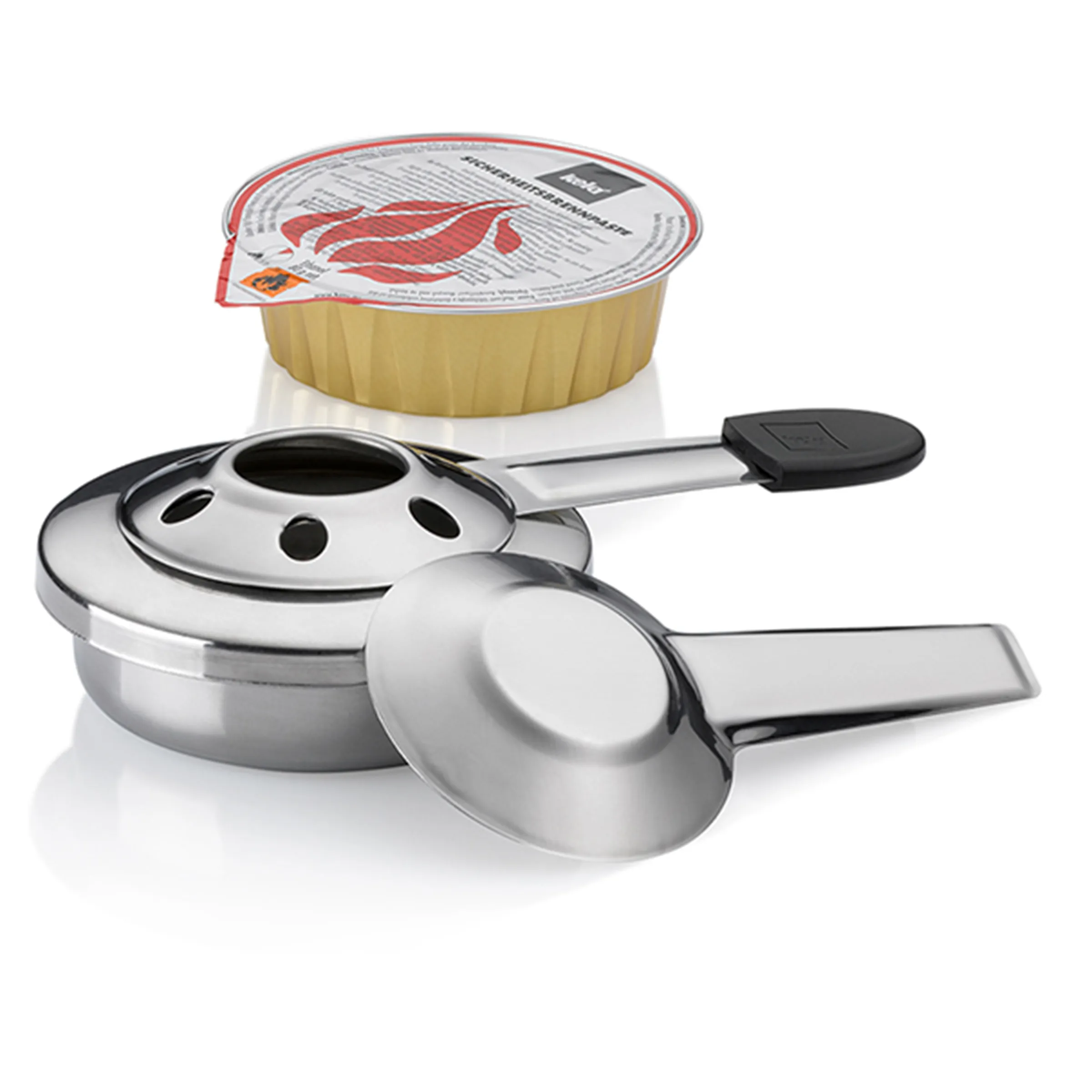 Schnellkochtopf Set - Hochwertige Druckgarung Kochzubehör Schnellkochtopf-Set mit Edelstahldeckel, Smiley-Design und Aluminium-Auflaufform mit rotem Deckel