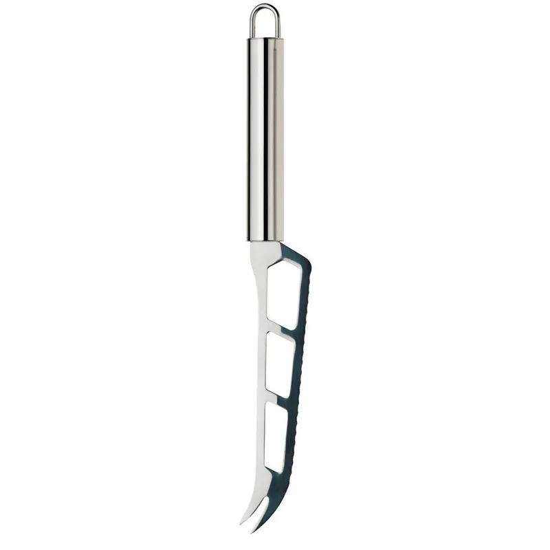 Gemüseschäler Edelstahl - Küchenschäler mit Griff Edelstahl-Gemüseschäler mit ergonomischem Griff und schwarzen Griffelementen, langer schlanker Griff mit Aufhängeöse.