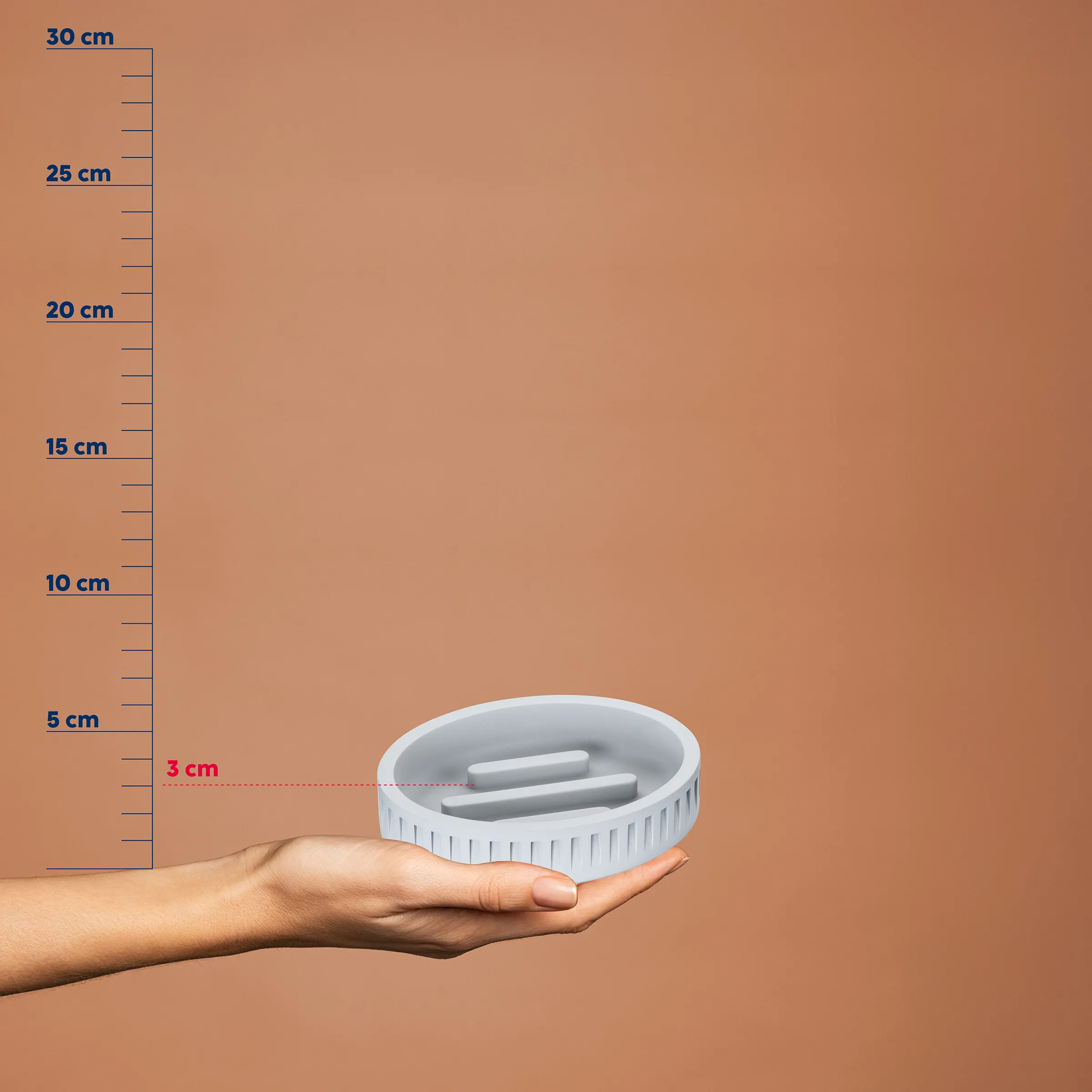 Soap dish Yuna rock grey Soap dish Yuna rock grey