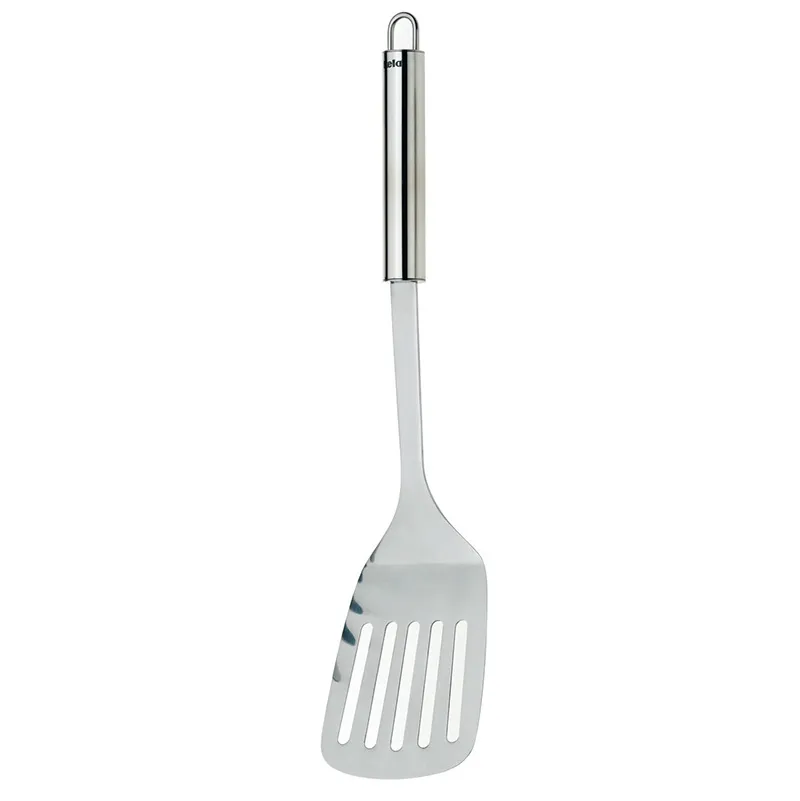 Silikon Küchenspatel mit Edelstahlgriff Küchenspatel aus Silikon mit Edelstahlgriff und Aufhängeloch, langes Küchenutensil