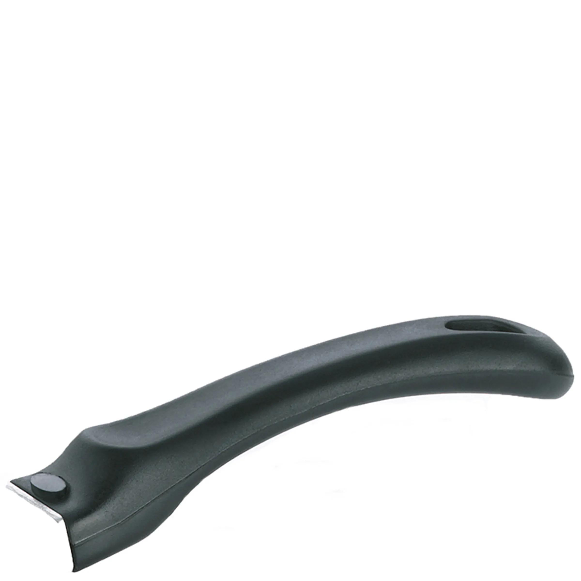 Eiskratzer Schneekratzer mit ergonomischem Kunststoffgriff Grauer Eiskratzer mit ergonomischem Griff und breiter Kratzkante zum Entfernen von Eis und Schnee