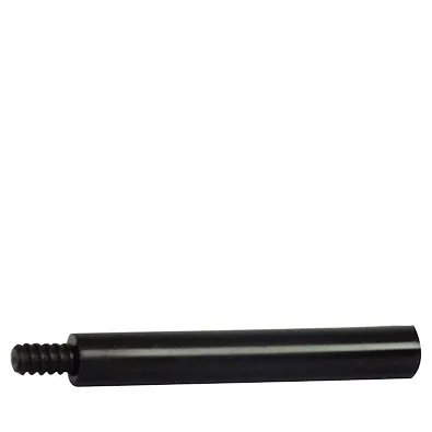 Metallverlängerung Adapter Gewinde Befestigung Schwarze Metallverlängerung oder Adapter mit Gewinde an beiden Enden für verschiedene Befestigungen.