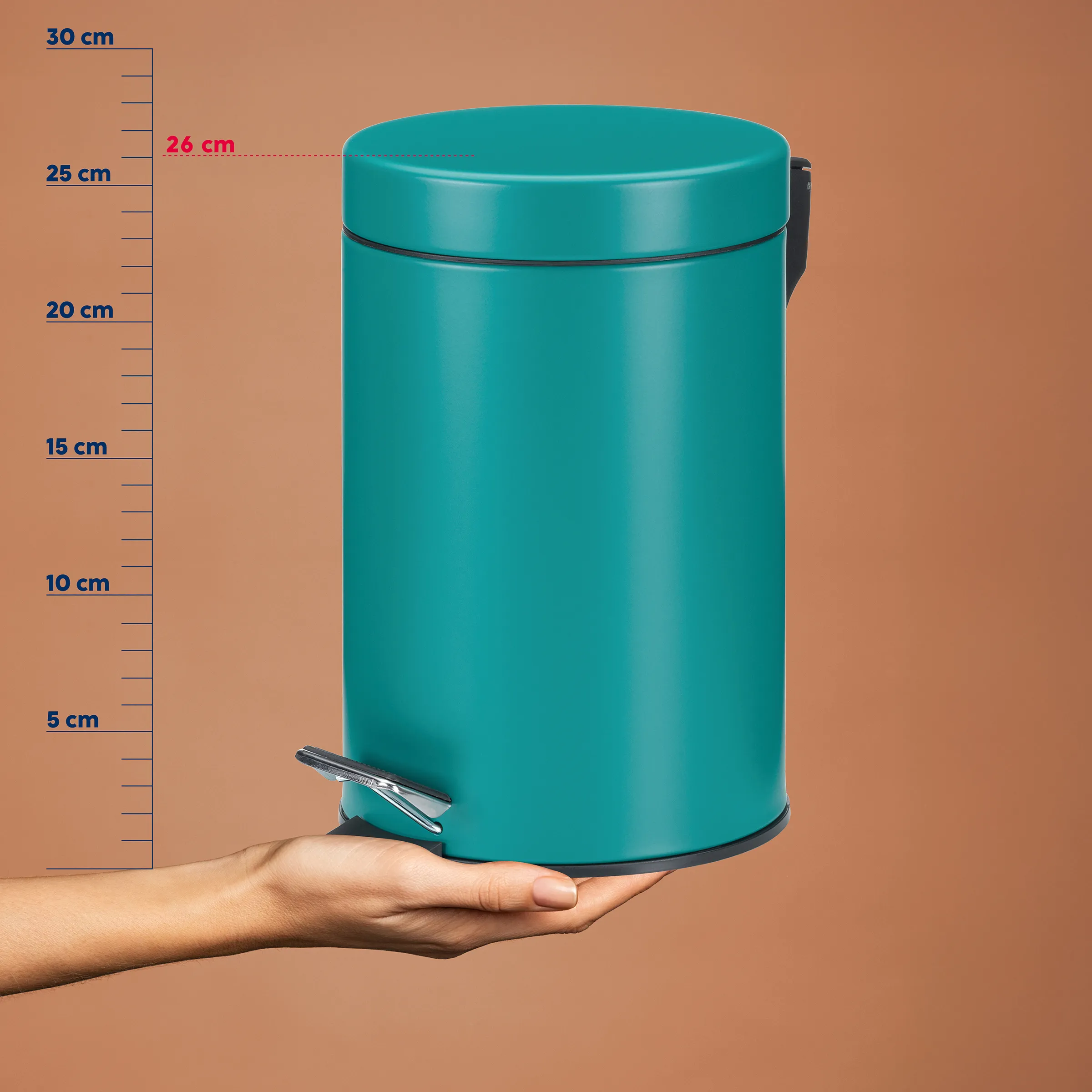 Dust bin Monaco azure geen
